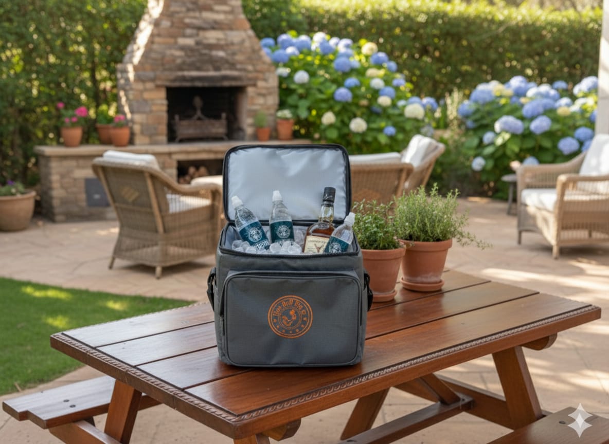 Sport bottle with poseidon mineral water